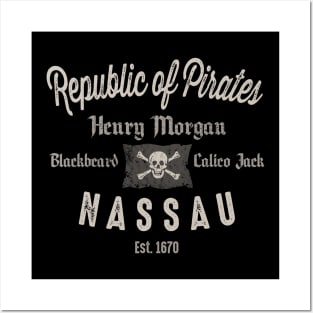 Republic Of Pirates Nassau Cool Vintage Posters and Art